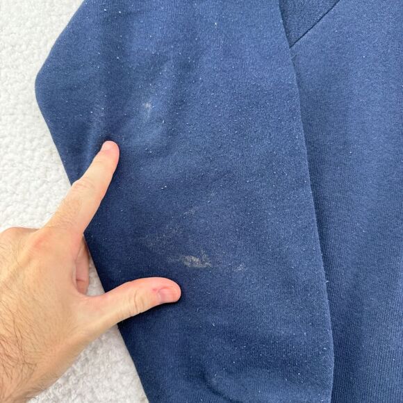 VTG Fruit of the Loom Penn State Nittany Lions Sweatshirt Men Large (M) Blue USA - Picture 4 of 12